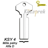 Płaski 004 - Mille Pełny Alfa D KSY4 - klucz surowy